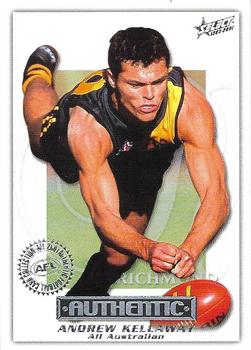 2001 Select AFL Authentic #117 Andrew Kellaway Front